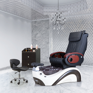 Salon de manucure de beauté de luxe moderne pompe à décharge électrique professionnelle système de bain à remous sans tuyau chaise de pédicure de Massage de Spa de pied